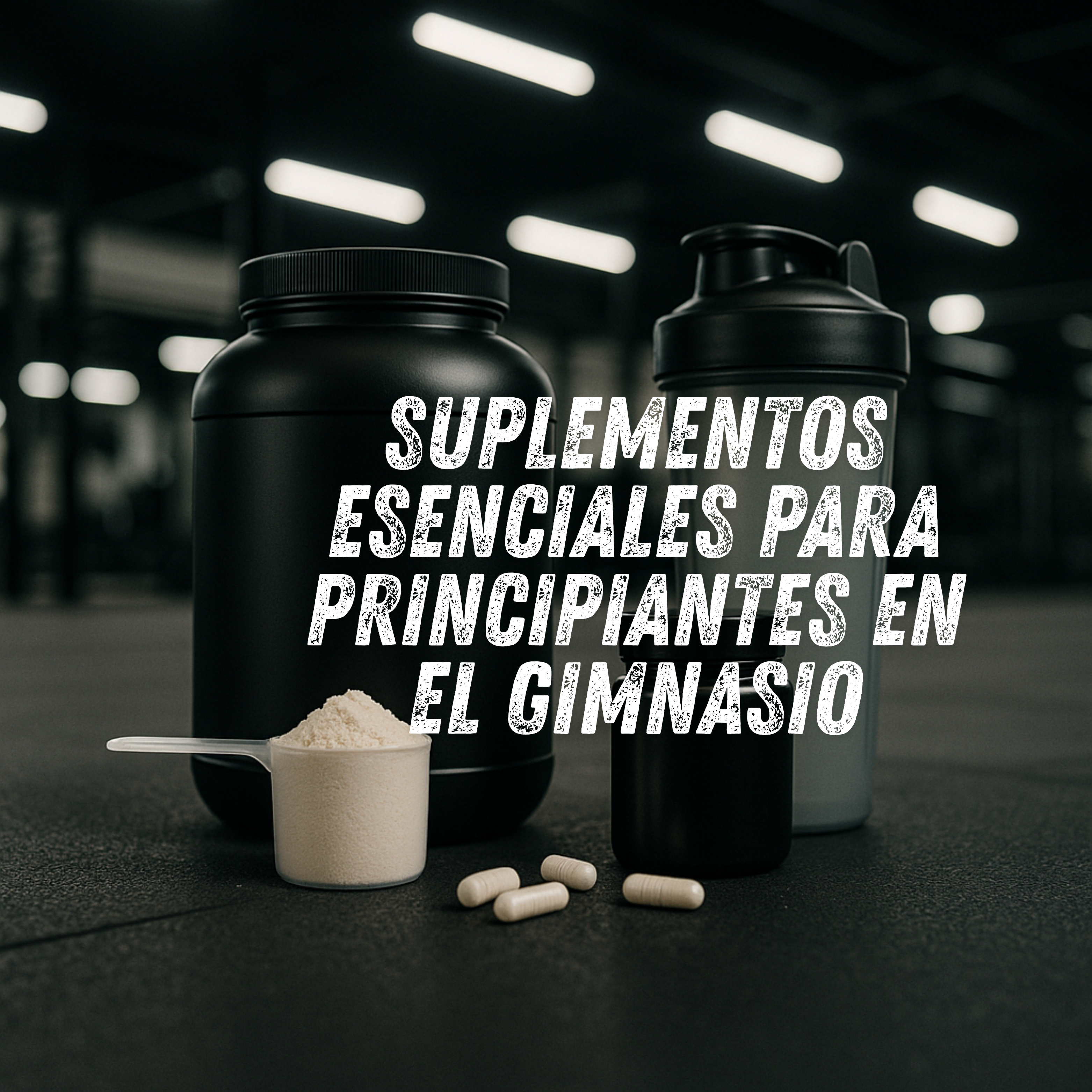 Suplementos esenciales para principiantes en el gimnasio