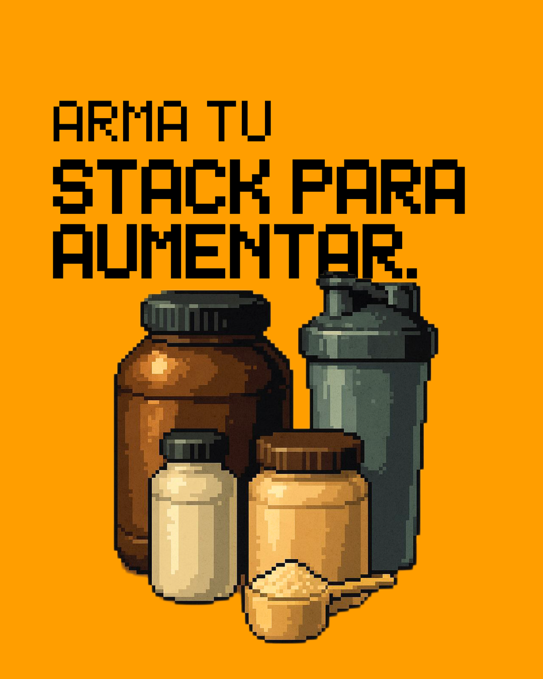 Cómo armar tu stack de suplementos para ganar masa muscular