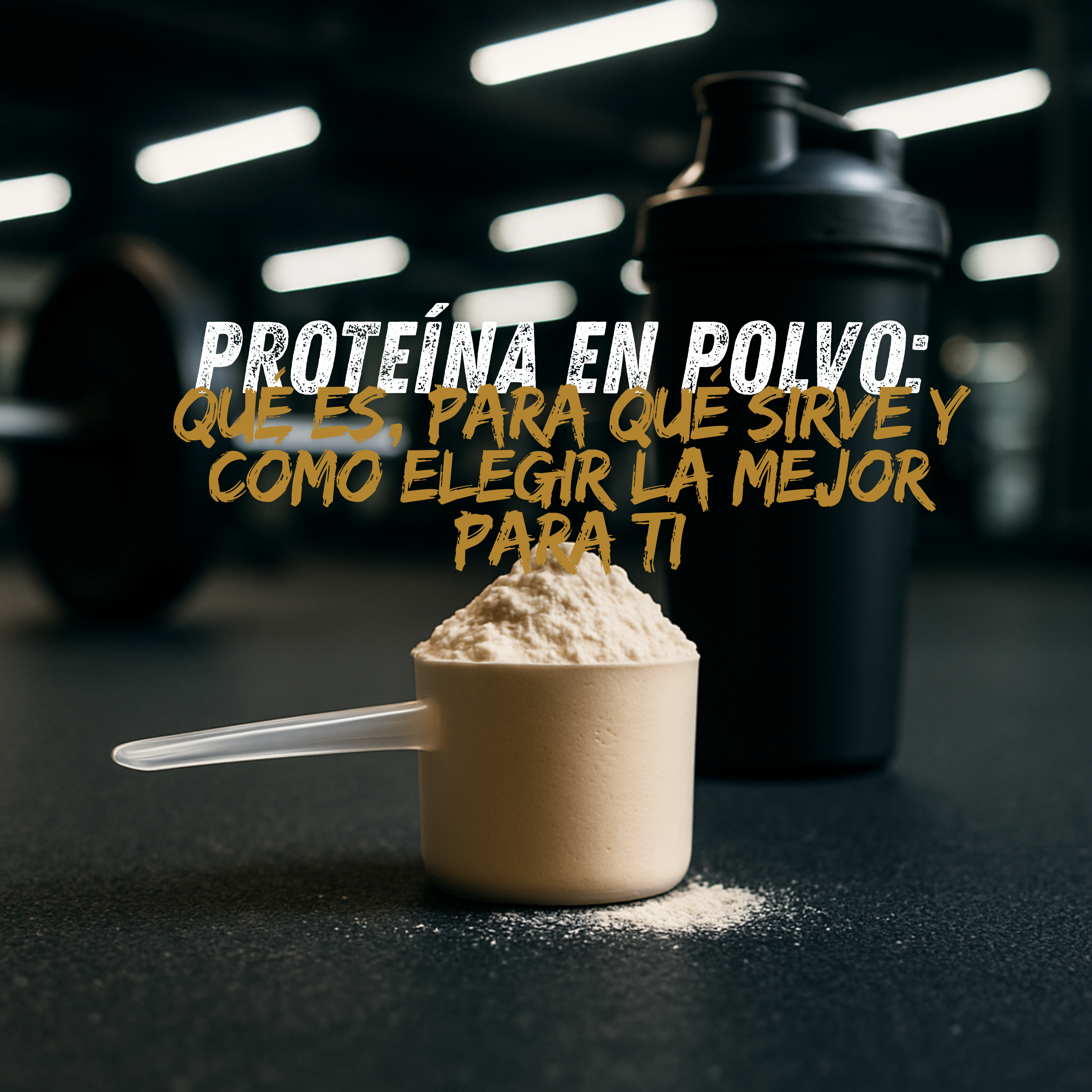 Proteína en polvo: qué es, para qué sirve y cómo elegir la mejor para ti