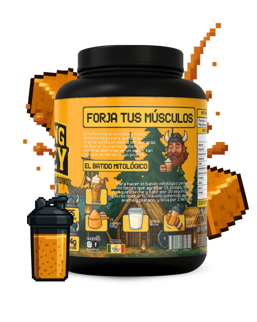 VIKING WHEY - Dulce de Leche // 60 Servicios