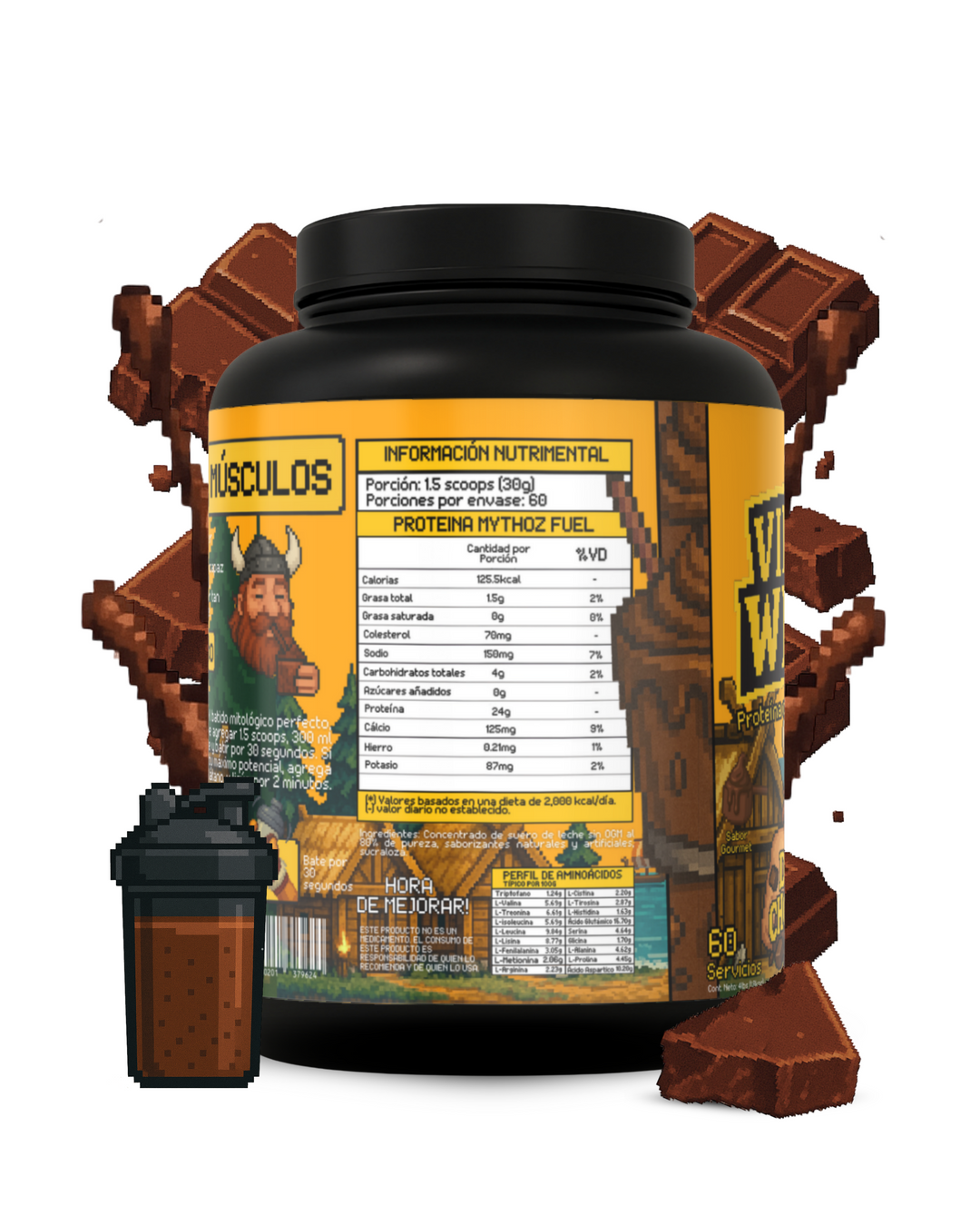 VIKING WHEY - Doble Chocolate // 60 Servicios