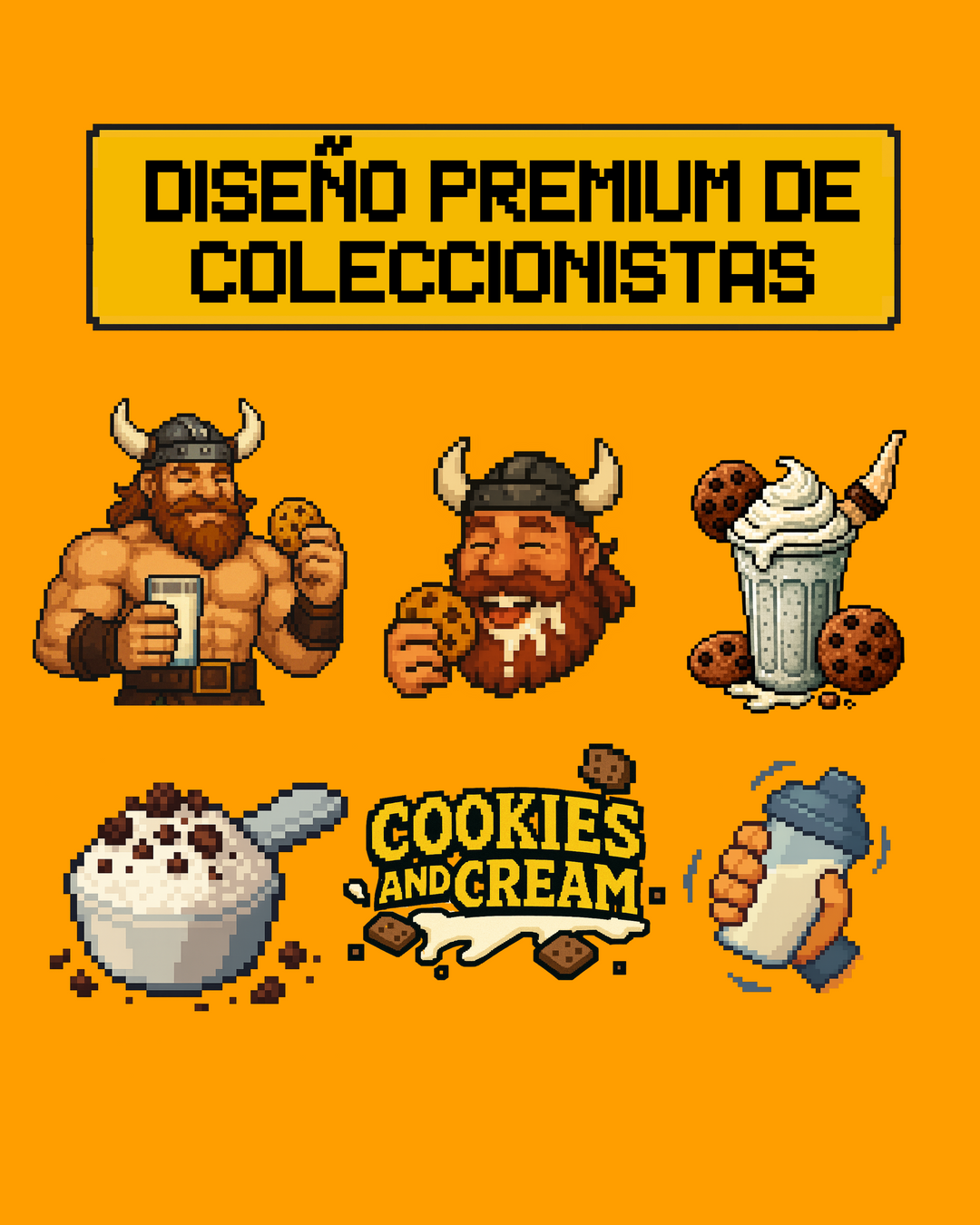 VIKING WHEY - Cookies & Cream  // 60 Servicios