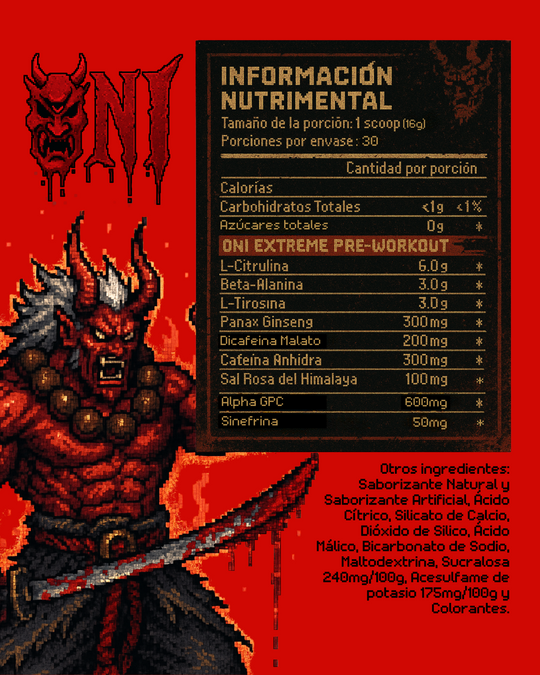 ONI - Pre Entreno Extremo // 30 Servicios