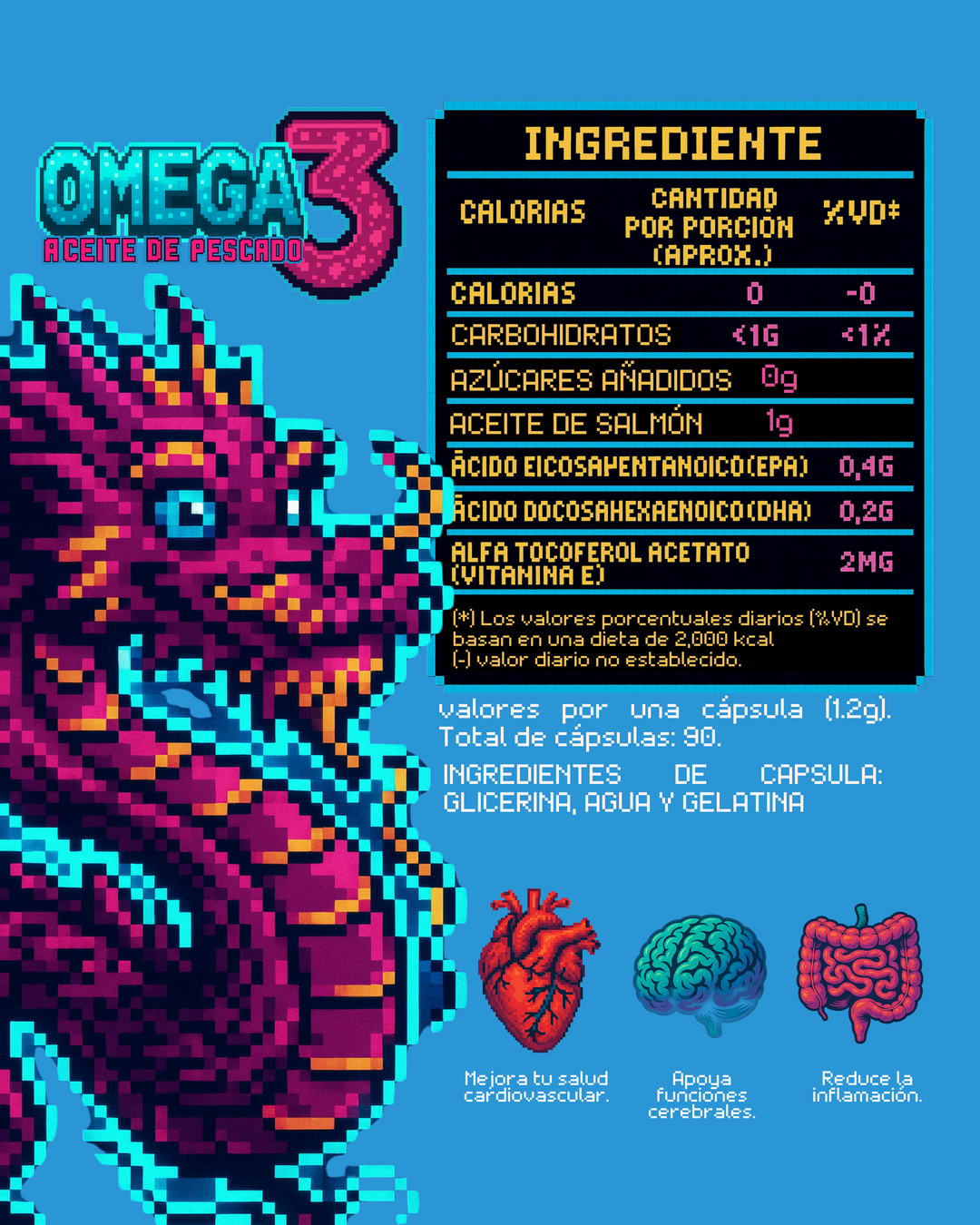 RYUJIN OMEGA 3 - 90 Cápsulas
