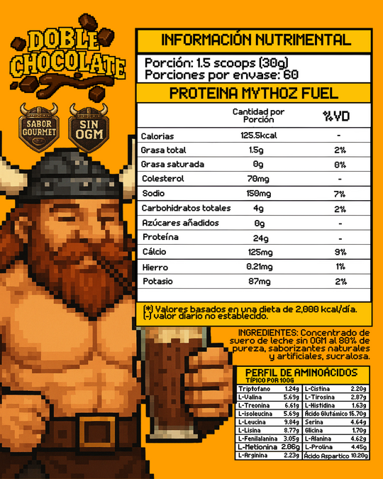 VIKING WHEY - Doble Chocolate // 60 Servicios