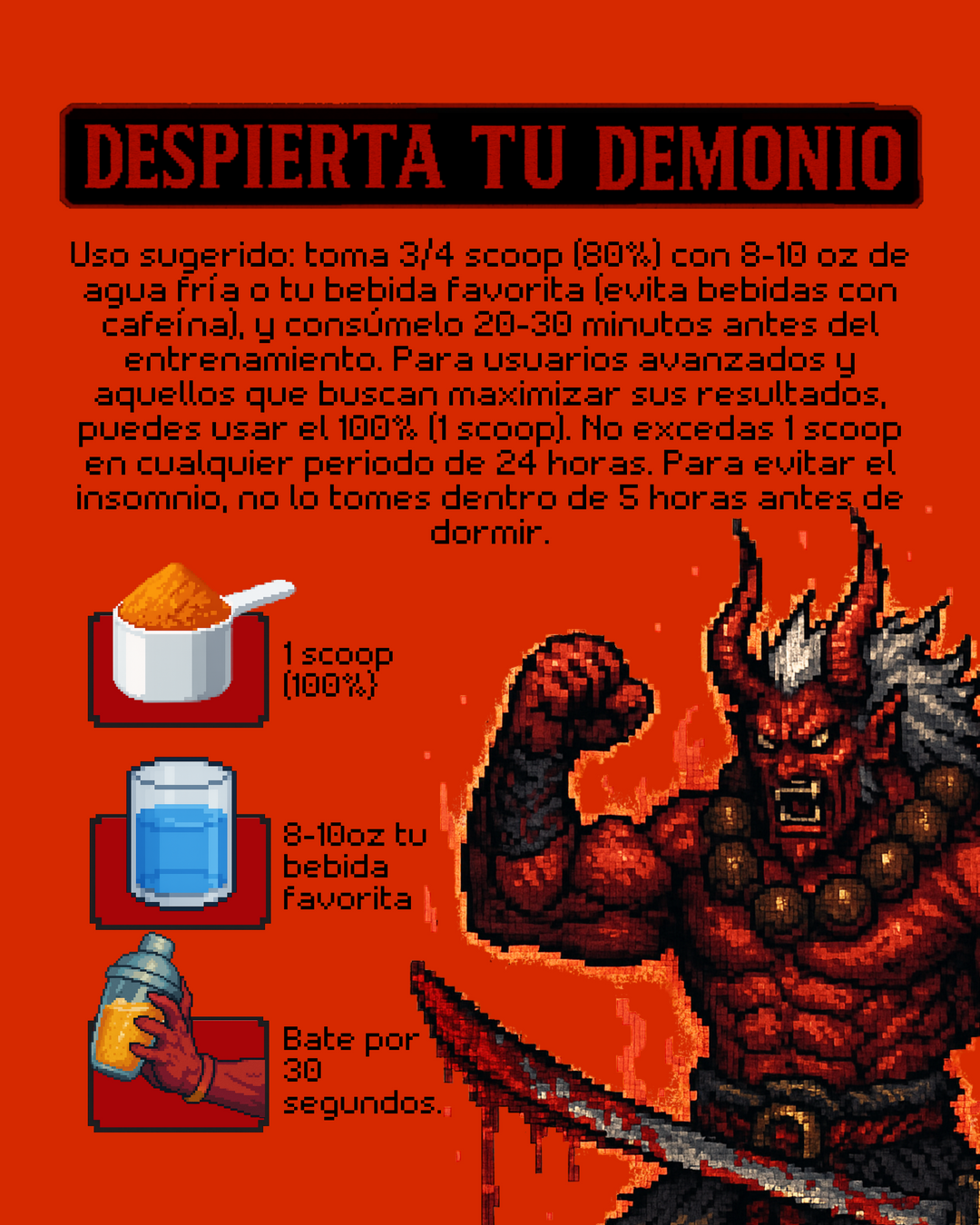 ONI - Pre Entreno Extremo // 30 Servicios