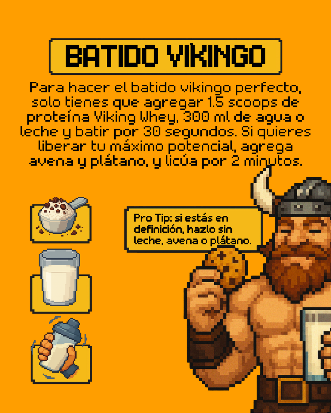 VIKING WHEY - Cookies & Cream  // 60 Servicios