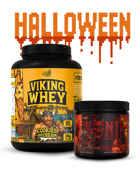 Paquete Haloween Viking Whey + ONI Pre Entreno Extremo